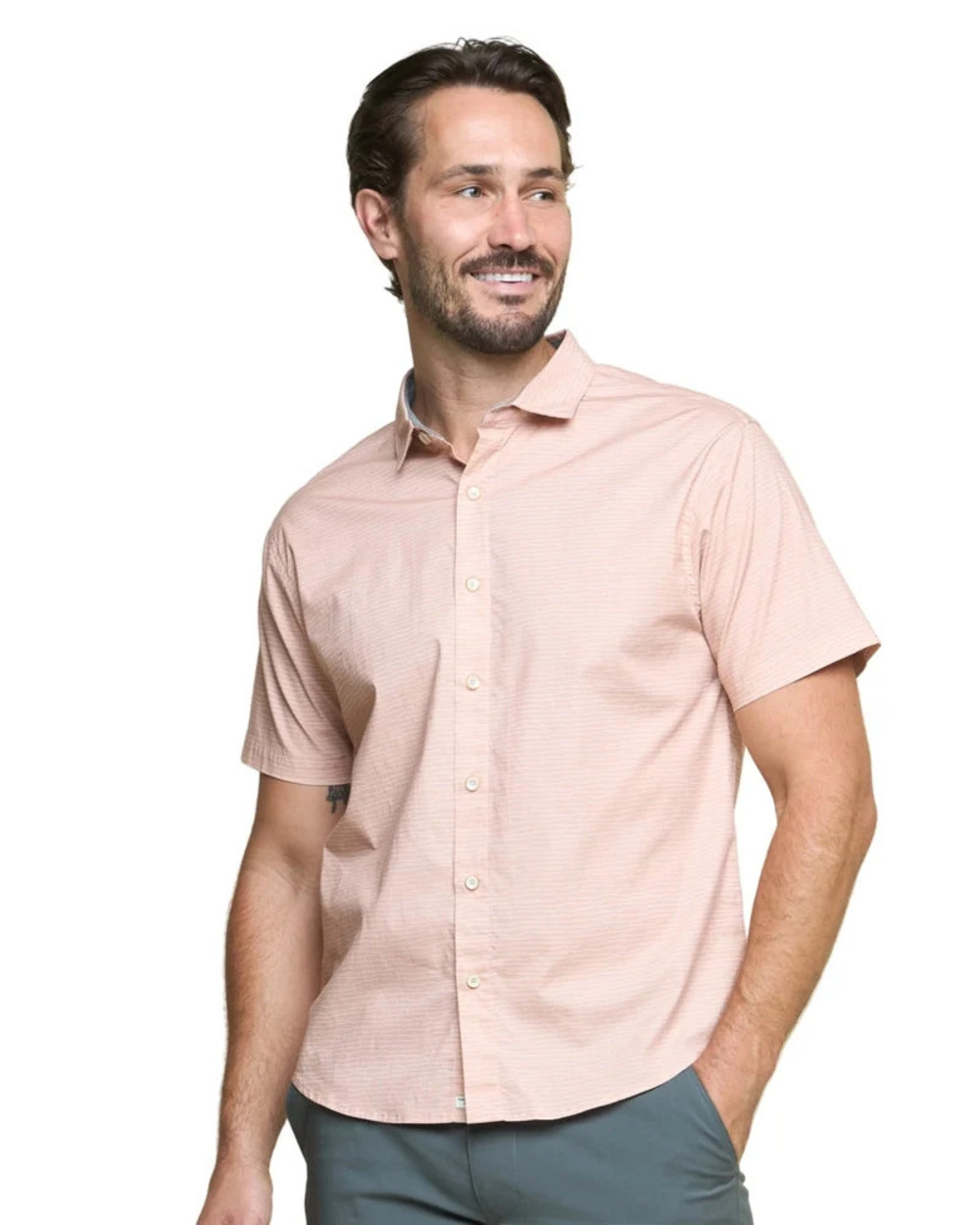 Fundamental Coast Rose Wave Stripe Shirt/57859